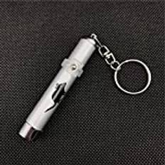 Roliga husdjursleksaker Interaktiva kattleksaker inomhus Pedagogiska LED-leksaker Cat Laser Pen Leksaker Husdjurstillbehör Cat Pointer Light Pen,Silver