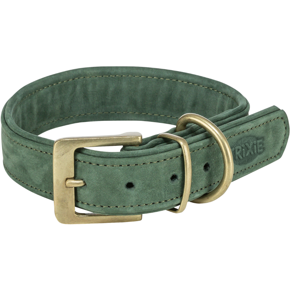Trixie Pure Collar Leather L 47-54 cm Sage