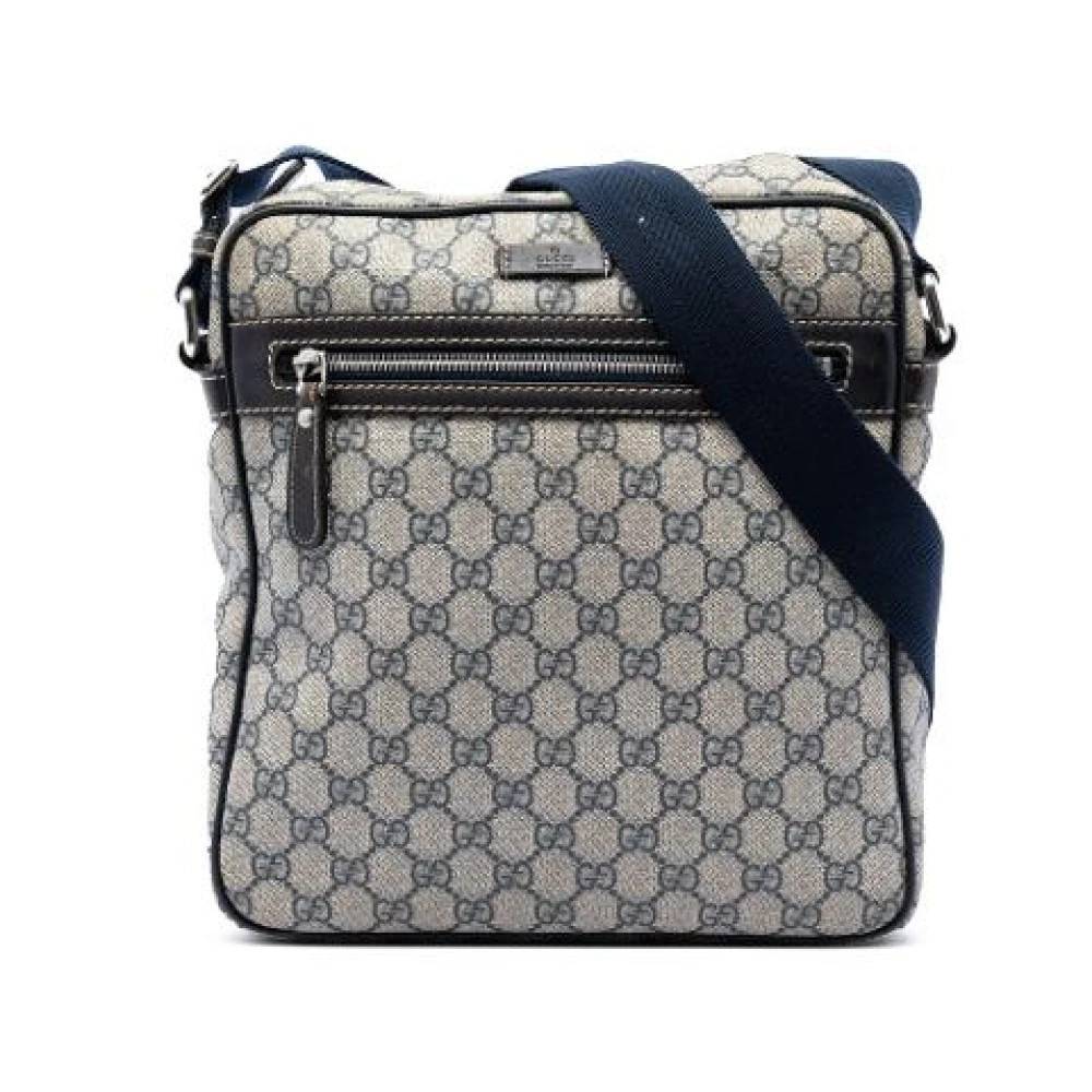Gucci Vintage Pre-owned Canvas Crossbody Bag - Vintage - unisex - Beige - ONE SIZE - Uld