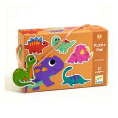 Djeco Puslespil puzzle duo, Dinosaurer