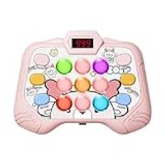 Sensory Bubble Fidget Toy, Kids Fun Fast Push Toy,Quick Push Game - Quick Push Bubble Competitive Game Console Series Creative Game Console, Funny Light-up Fast Push Game Machine