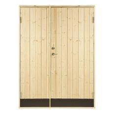 Kallförrådsdörr Vibostugan 13X19 Rak Panel 10° Dubbeldörr