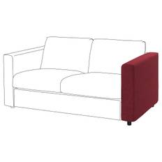 IKEA - VIMLE armlæn, Lejde rød/brun