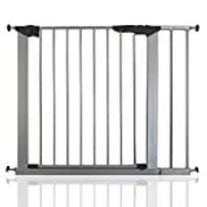 BabyDan Premier True Pressure Fit Baby säkerhet trappa grind silver alla bredder (86 cm – 93,3 cm)