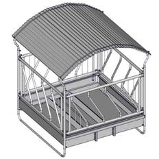 Oblique Foderhäck 2,1 x 2,1 m till kreatur Jourdain