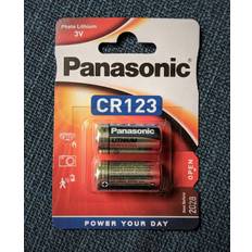 Batteri Lithium 3V CR123A 2-pack