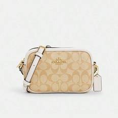 Jamie 21 Women Crossbody Bag Camera Bag In Signature Jacquard With Zipper Closure CQ874 IMDQC - Khaki