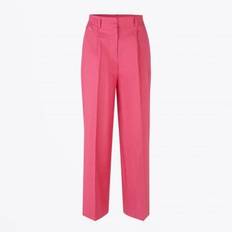 - Saoirse Wide Leg Trousers - Honeysuckle Pink