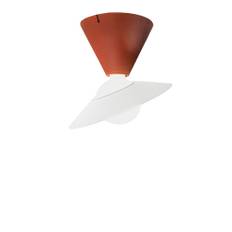 Stilnovo - Fante Ceiling Lamp, Brick Red - Plafonder - De Pas, D'Urbino & Lomazzi - RØD