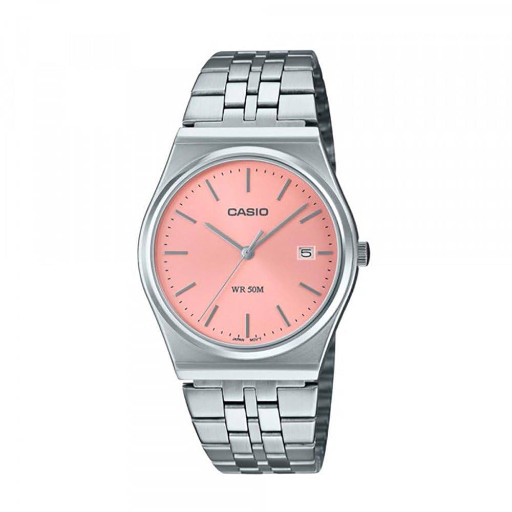 Casio Collection 5ATM Stainless Steel Bracelet MTP-B145D-4AVEF Men's Watch, Standard,