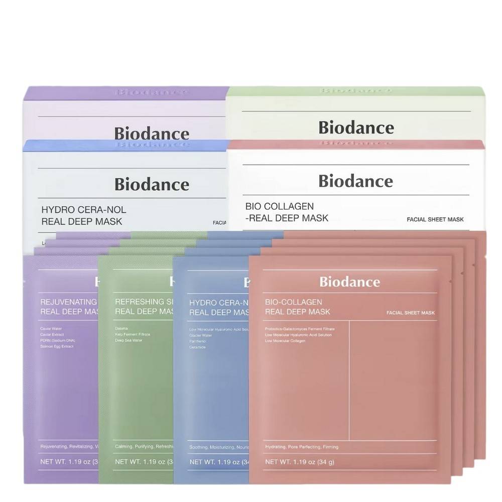 Biodance Bio-Collagen Repairing Gel Mask 50,000 ppm Collagen Enhance Skin Elasticity Shrink Pores Brightening Korean Skincare