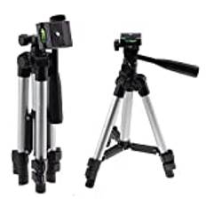 Navitech lätt aluminium videokamera stativ kompatibel med Canon powershot g7 x mark ii