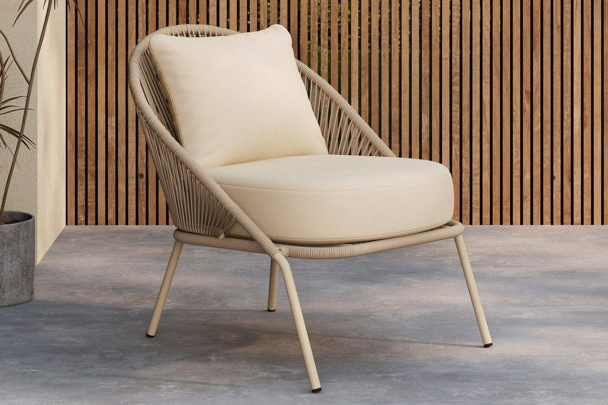 Venture Home Fåtölj Lindos Utomhus - Beige Fåtöljer