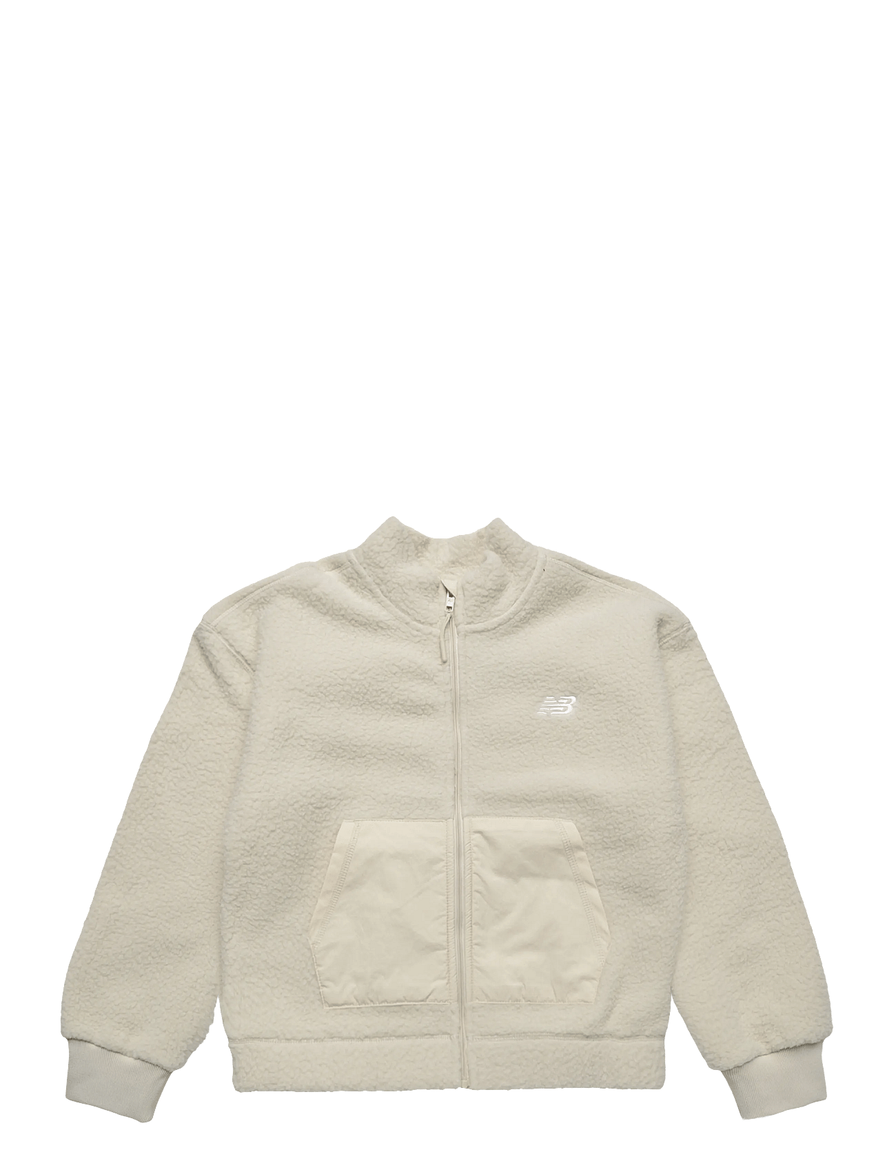 New Balance Borg Zip Thru Jacket - Beige - 140