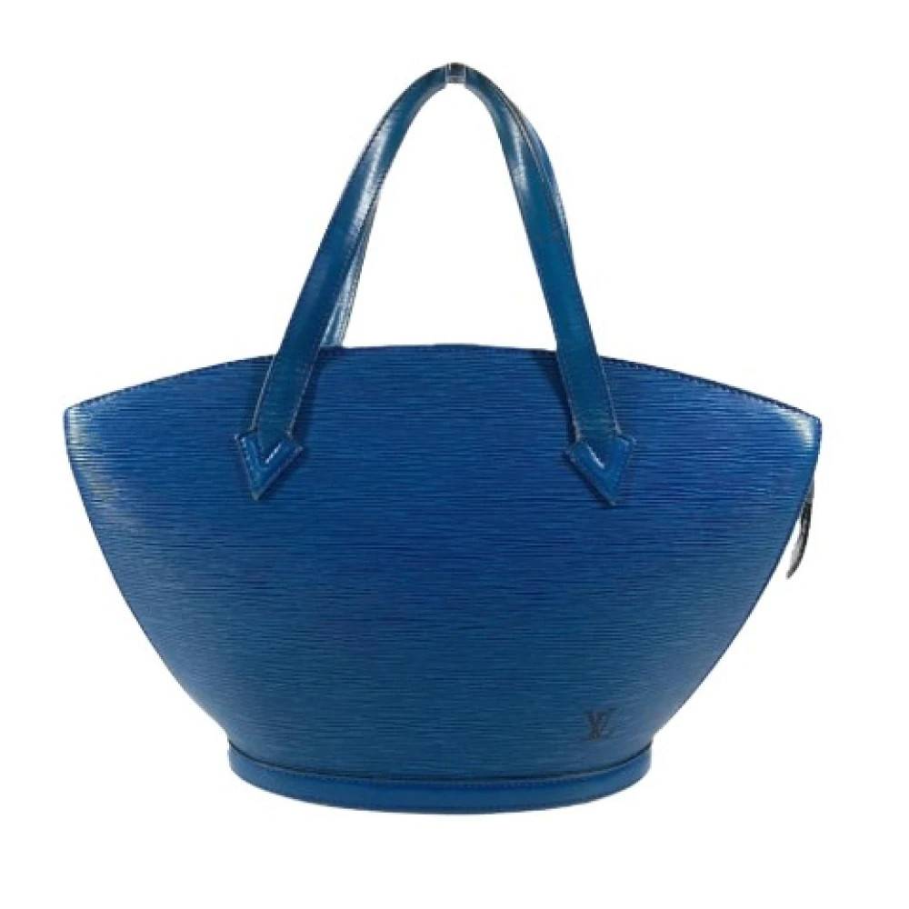 Louis Vuitton Vintage Pre-owned Vintage Shoulder Tote - Vintage - Dame - Blå - ONE SIZE - Uld