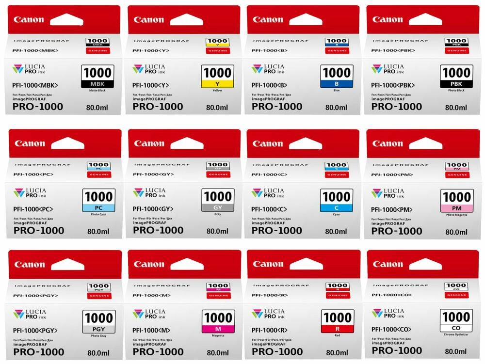 Canon Ink Pack for ImagePROGRAF PRO-1000