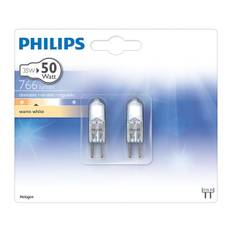 Halogen Philips 2-pack GY6,35 35W (50W) 12V