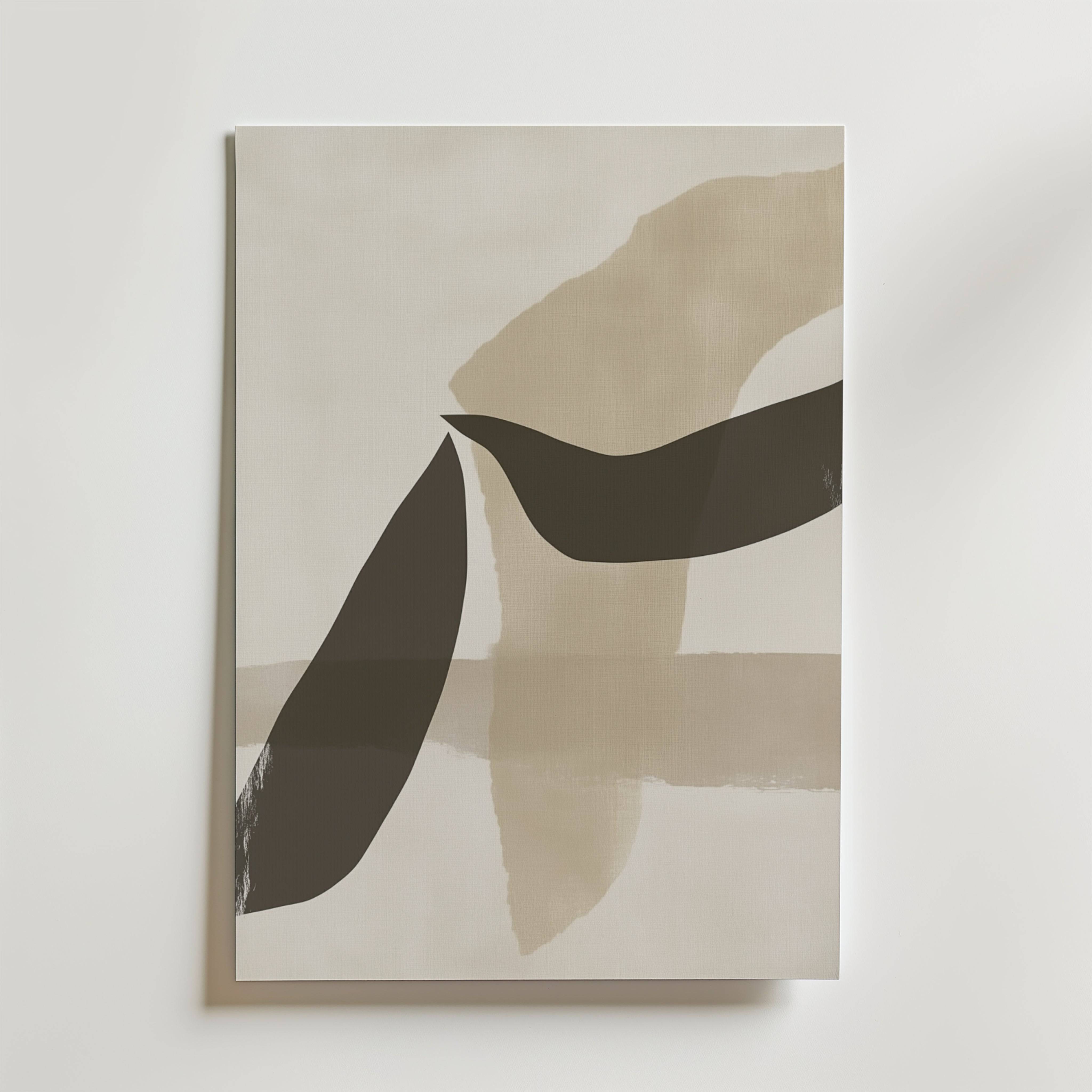 Earthbound Flow Poster - Premium Canvas 100x140 cm