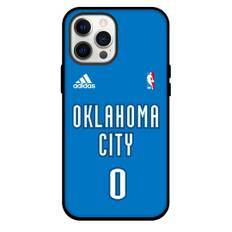 NBA Russell Westbrook Phone Case For iPhone Samsung Galaxy Pixel OnePlus Vivo Xiaomi Asus Sony Motorola Nokia - Russell Westbrook Oklahoma City Thunder No. 0 Jersey