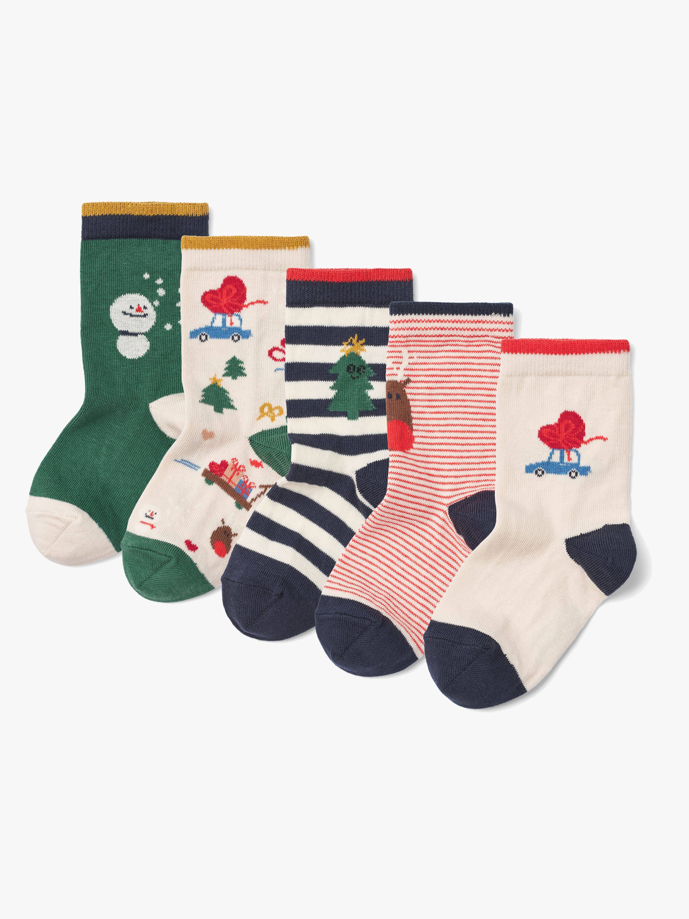 Liewood Silas Strømper 5-Pak, Festive / Sandy Multi Mix, 29-32