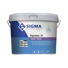 SIGMA Sigmatex 10 (Semi Matt) - Hvid/Lys farve (Noter farvekode under bemærkninger) / 2.5 L