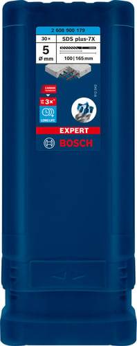 Bosch Bosch Hammerbor Plus-7X SDS-Plus 5x165mm sæt 30 stk 1 PAK