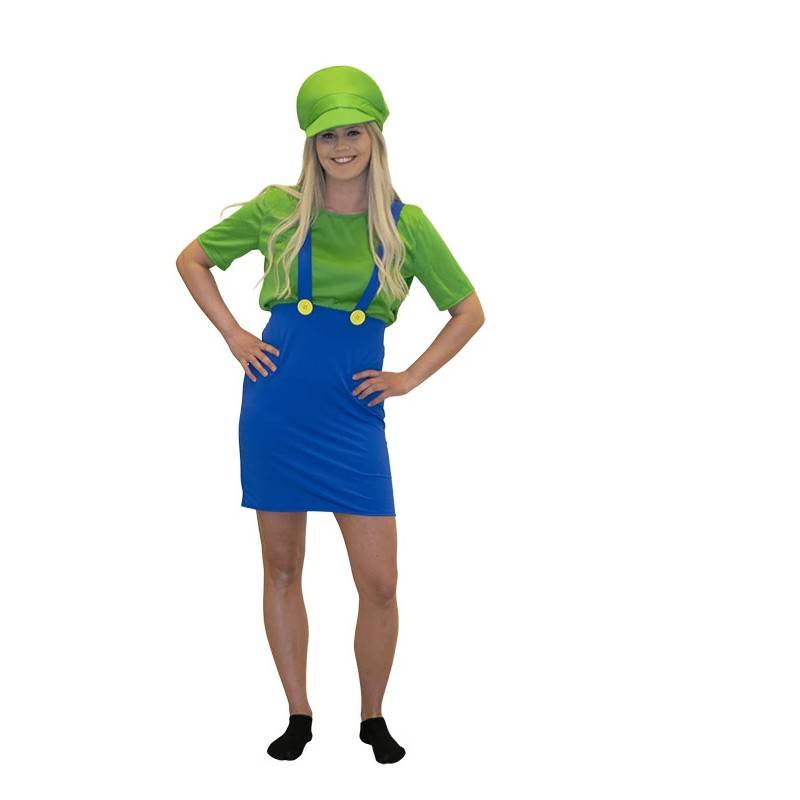 Grøn Blikkenslagerpige Kostume