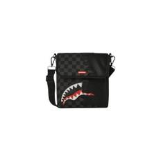 SPRAYGROUND, Taske, Herre, Sort, ONE SIZE, Uld, Haj Skuldertaske med Klapslukning