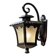 Outdoor Wall Lantern Patio Light Fixture Exterior Modern Porch Wall Lamp Waterproof Wall Lamp Sconces Cylindrical Outdoor Wall Lamps Aluminum Corridor Wall Light Suitable for Courtyard, Balcony, Terra