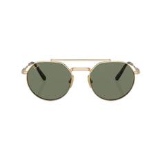 Ray-Ban - Jack II Titanium pilotsolglasögon - unisex - Titan - 51 - Guldfärgad