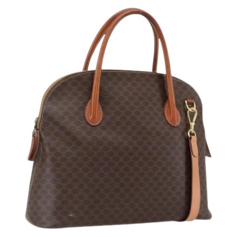 Celine Vintage Pre-owned Plastic Håndtaske - Vintage - Dame - Brun - ONE SIZE -