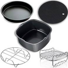 -air fryer tillbeh&#xF6;r, air fryer tillbeh&#xF6;r och air fryer tillbeh&#xF6;r passar f&#xF6;r alla 3.7qt-5.3qt-5.8qt, set of 5-7 tum