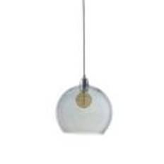 Ebb &amp; Flow Rowan Pendant Lamp L Ø: 28 cm - Topaz Blue/Silver