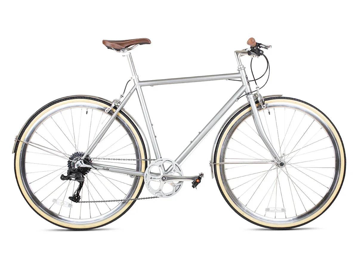 6KU Odyssey 8spd City Bike - Brandford Silver - 49cm