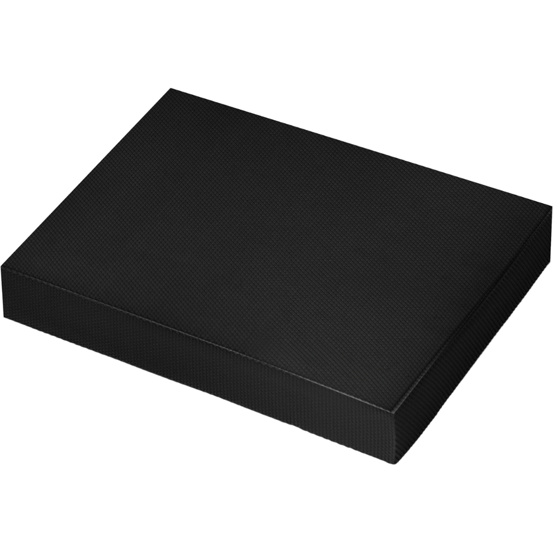 BalancePro – Vadderad Antislipp Madd för Stabil Användning - L - 40 x 32 cm / Svart