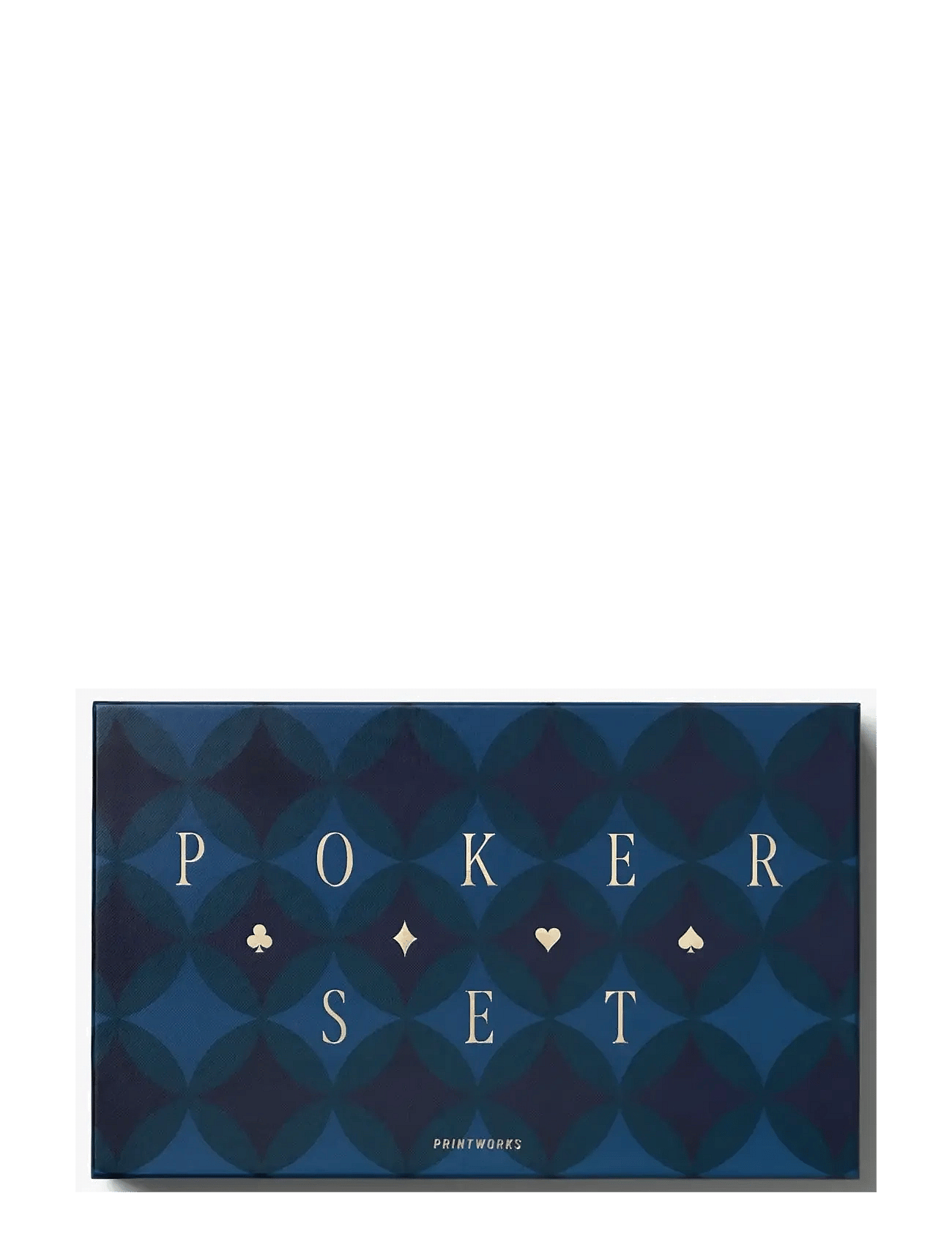 PRINTWORKS Classic - Art Of Poker, Diamonds - Navy - ONE SIZE