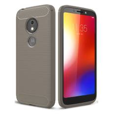 Carbon Flex Motorola Moto E5 Play cover - Grå