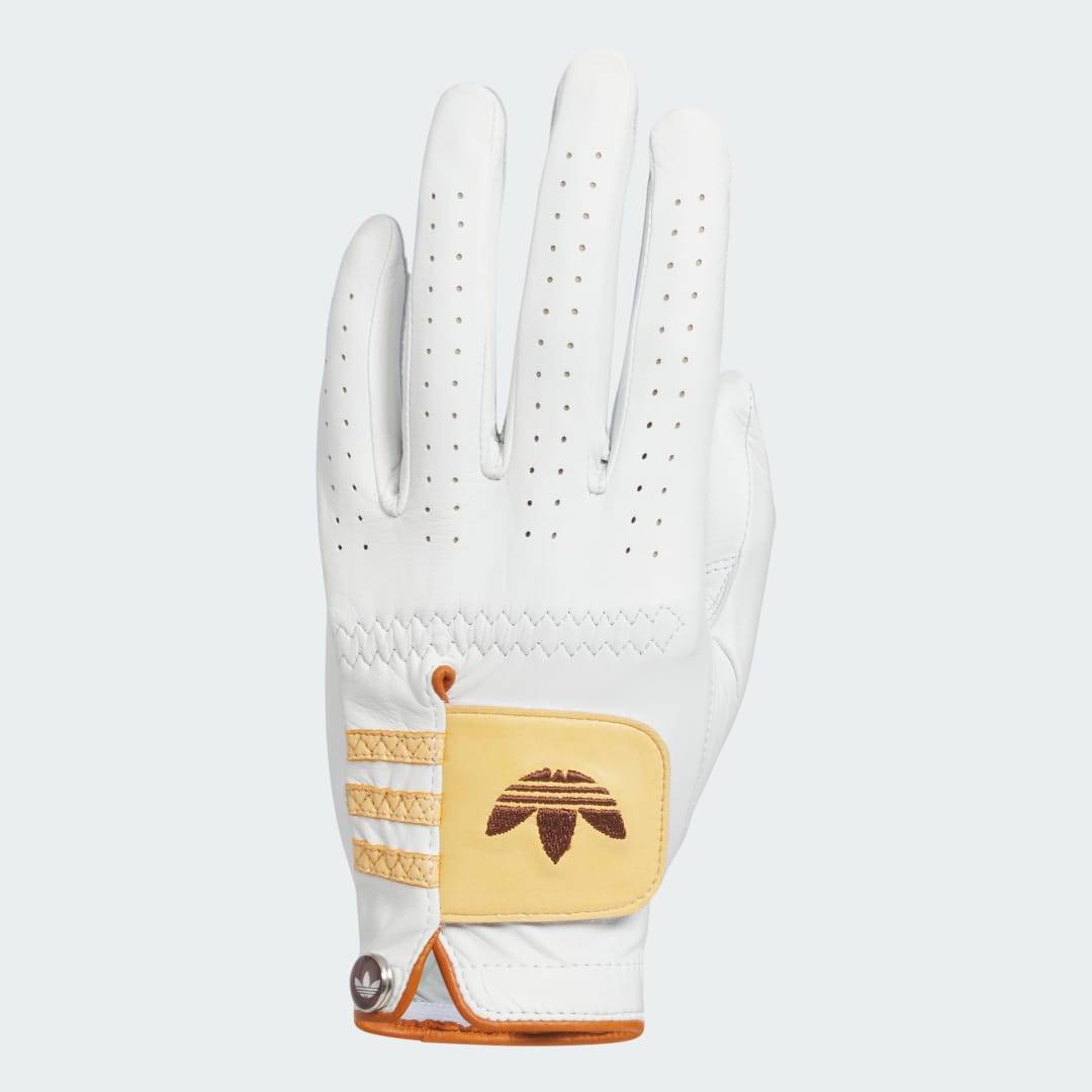 Originals Golf Leather Golfhandske - White / Ice Tangerine - vänster M
