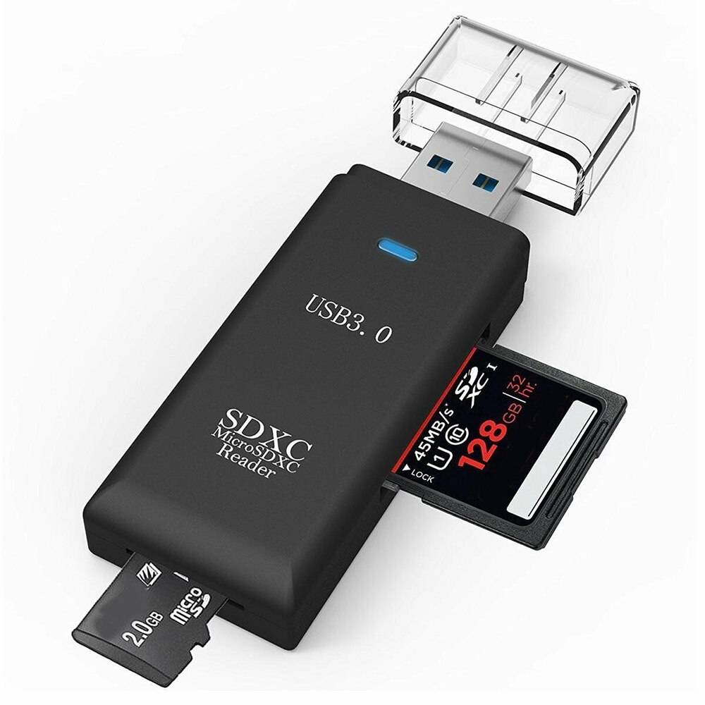 Höghastighets 5 gbps usb 3.0 micro sd sdhc sdxc tf t-flash minneskortläsare adapter för bärbar dator usb 3.0 sd kortläsare