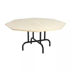 Octagon/Spider bord 160 diameter cm - flera färgval (Krom, Björklaminat)