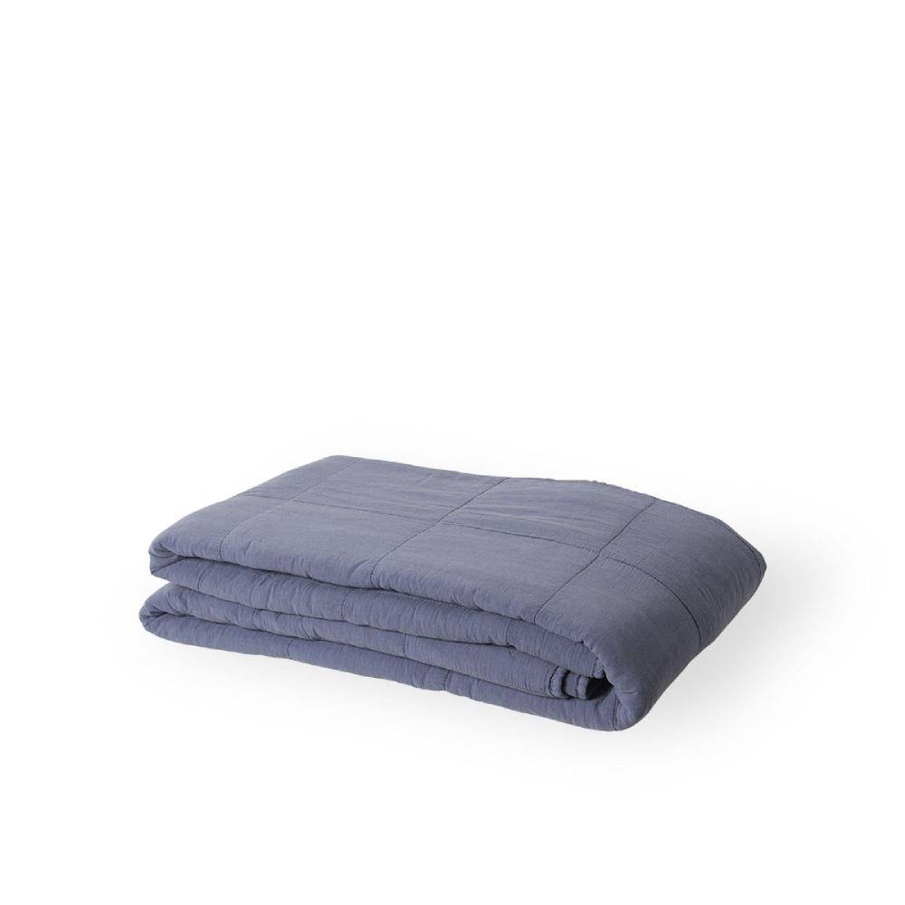 Sika-Design Sengetæppe i dusty blue 240X260 cm.