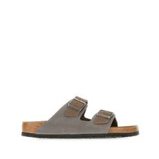 Birkenstock - Arizona sandaler - herr - gummi/mocka/mocka - 40 Narrow - Grå