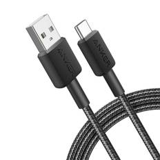 Anker 322 USB-kabel 1,8 m USB A USB C Sort