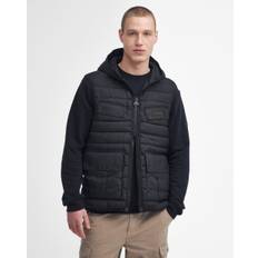 Barbour International Molden Mens Puffer Gilet Colour: Black, Size: XL