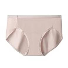 Kosopse Dam hotpants underkläder set sömlösa andningsbara trosor underkläder för kvinnor vibrerande underkläder för, Beige, M