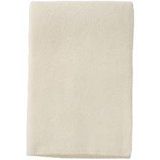 Klippan Uldplaid Unni Ivory 0008 - Plaider hos Magasin