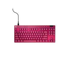 Logitech G PRO X TKL LIGHTSPEED - Logitech Magnetic Analog - Linear - Gaming Keyboard - Utan numpad - Amerikansk Engelska - Rosa