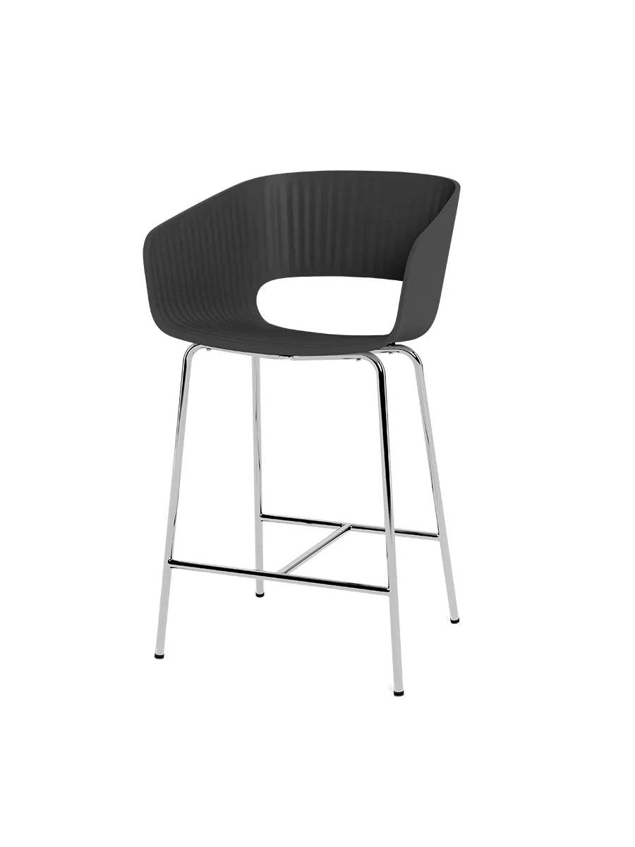 Marée 402 Counterstol fra Montana Krom stel / Black - Jacobsen Plus