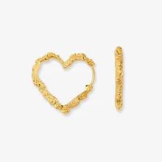 Camille Brinch, Heart Crush Hoops i forgyldt sterlingsølv