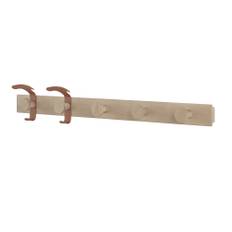 Muuto - Plank Coat Rack Oak / Copper Brown - Klädhängare - Kim Colin,Sam Hecht - Beige